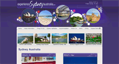 Desktop Screenshot of experiencesydneyaustralia.com