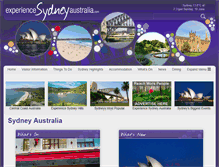 Tablet Screenshot of experiencesydneyaustralia.com